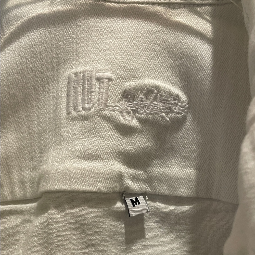 Women's White Denim Jacket by Kut from the Kloth - Picture 2 of 8